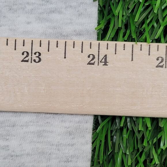 Vintage Funny Christmas Shirt XL 24x27 Boxy Cropped Gray - Picture 5 of 13